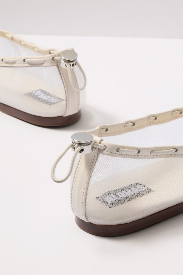 Gill Mesh Leather Ballet Flats - Image 2