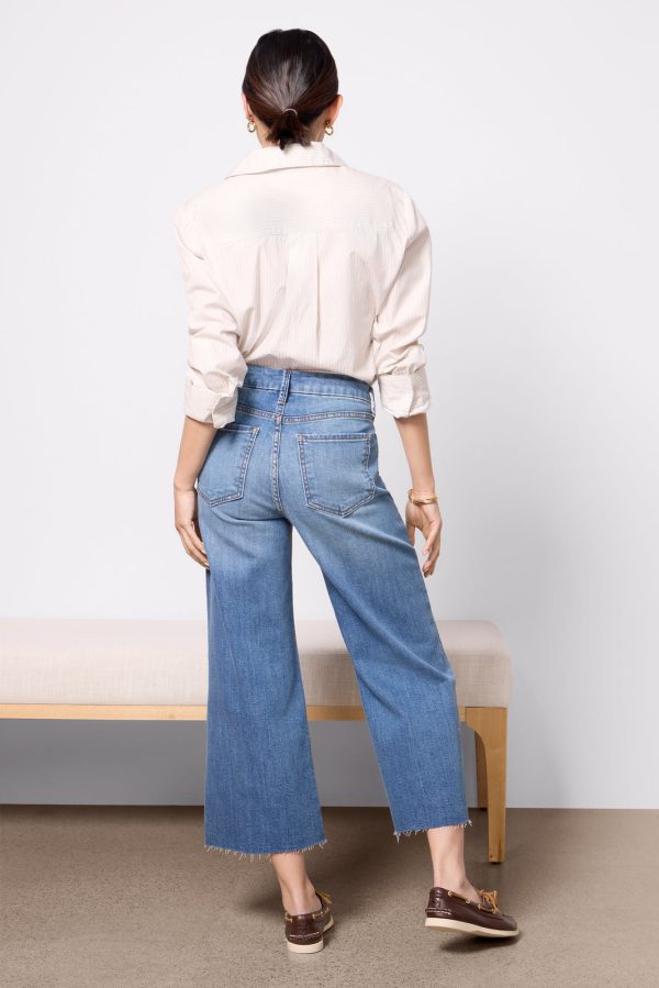 Petite Meg Wide Leg Raw Hem - Image 3