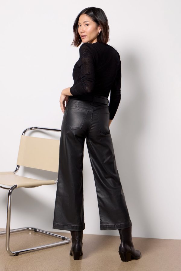 Petite Coated Meg Wide Leg - Image 3