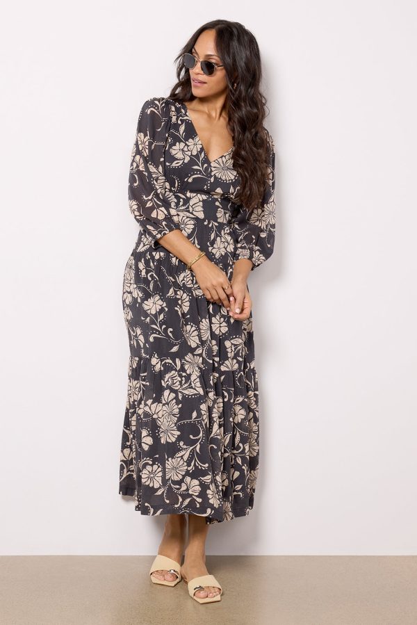 Ariana Floral Midi Dress - Image 6