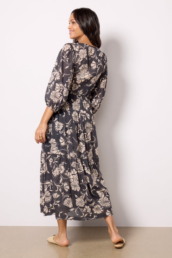 Ariana Floral Midi Dress - Image 4