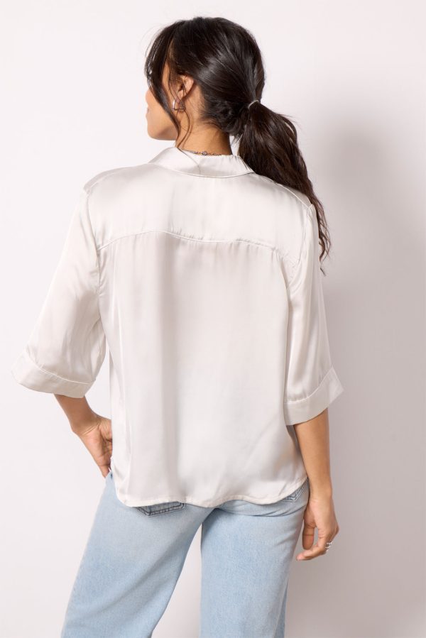 Aly Satin Shirt - Image 4