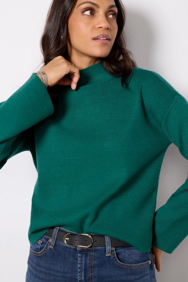 Bonnie Mock Neck Pullover - Image 2