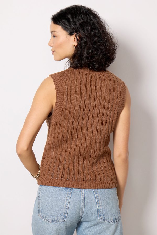 Pointelle Shell Vest - Image 4
