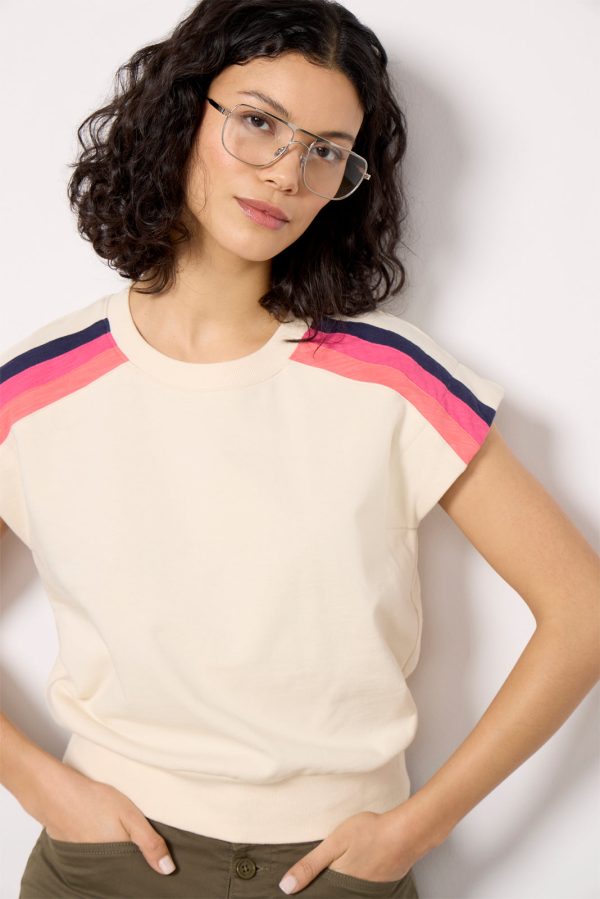 Mira Stripe Sweatshirt Tank - Image 6