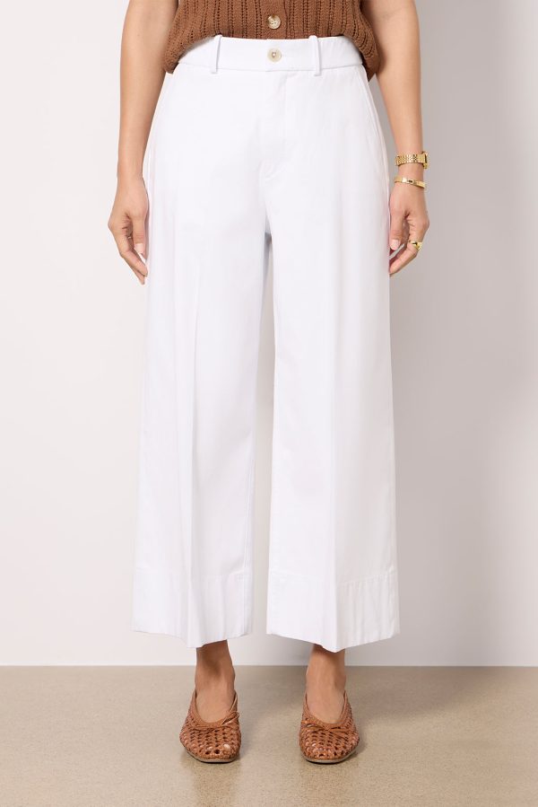 Stretch Twill Cropped Wide Leg - Image 5