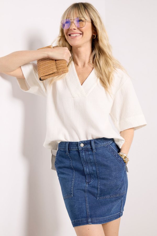 Dune Cotton Gauze Popover - Image 6