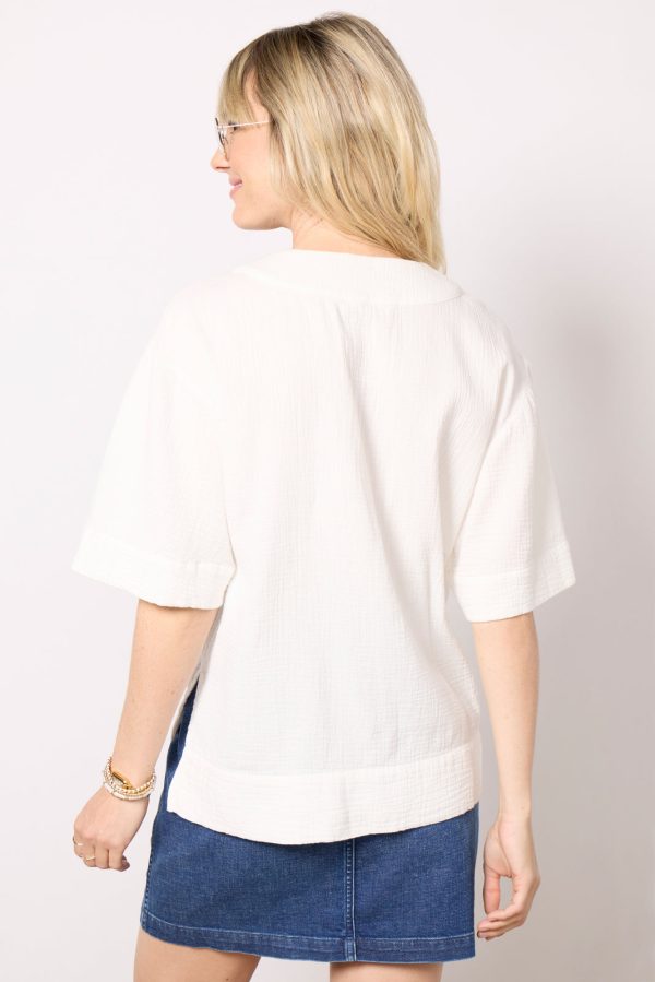 Dune Cotton Gauze Popover - Image 4