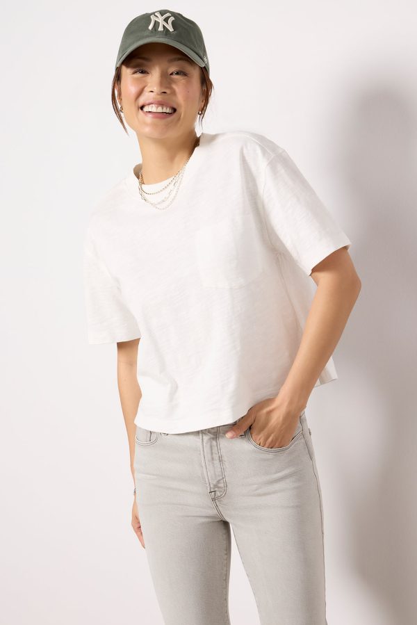Elsy Slub Pocket Tee - Image 6