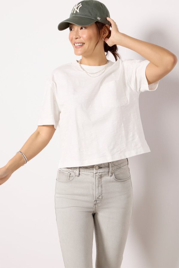 Elsy Slub Pocket Tee - Image 3