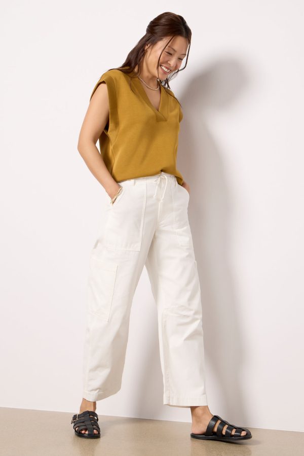 Eva Sleek V Neck Top - Image 2