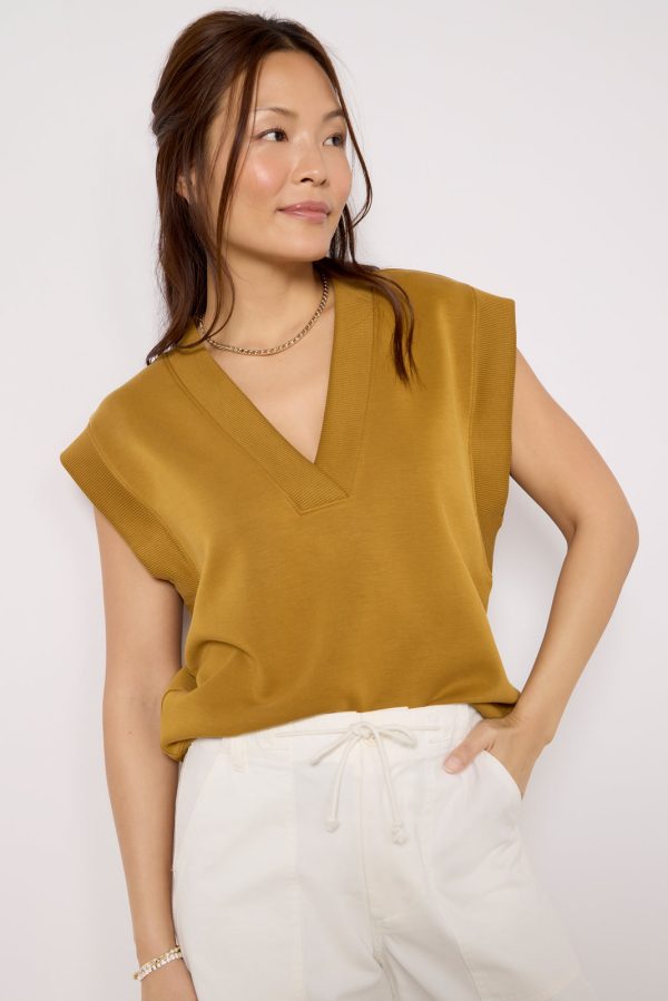 Eva Sleek V Neck Top - Image 5