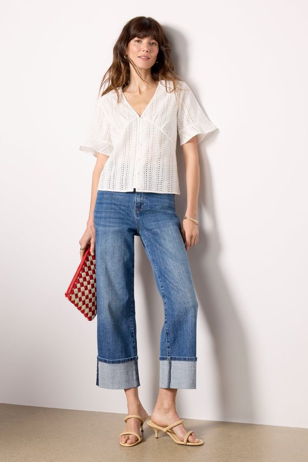 Lottie Eyelet Blouse - Image 2