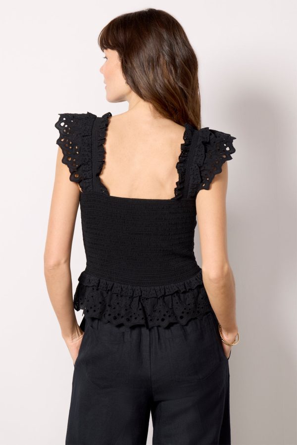 Talia Smocked Flutter Tank - Image 4