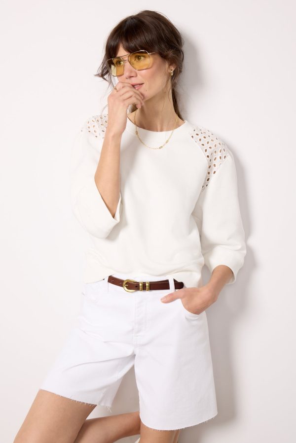 Joanne Crochet Trim Sweatshirt - Image 6