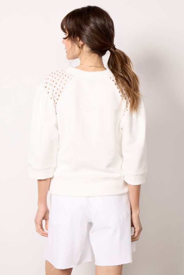 Joanne Crochet Trim Sweatshirt - Image 4