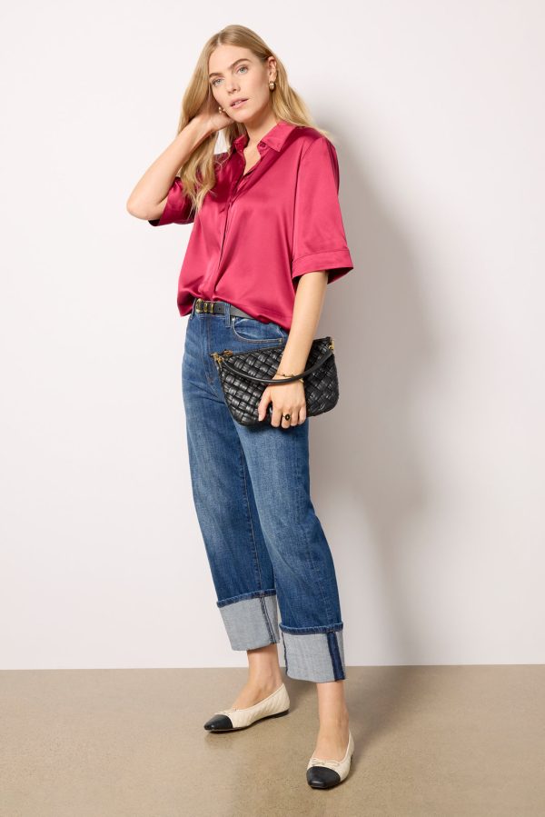 Aly Satin Shirt - Image 3
