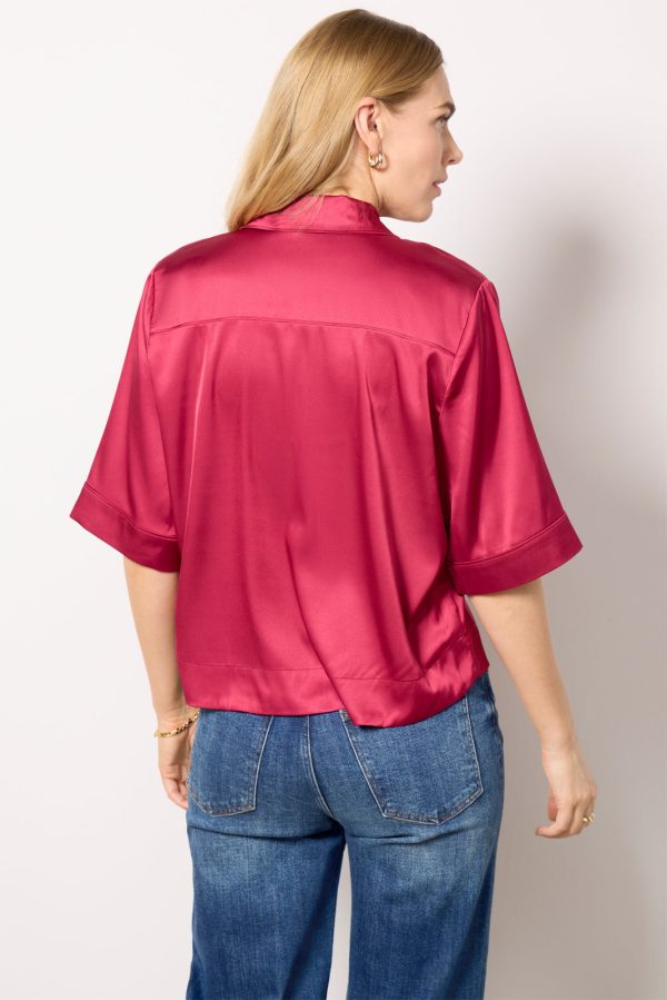 Aly Satin Shirt - Image 4
