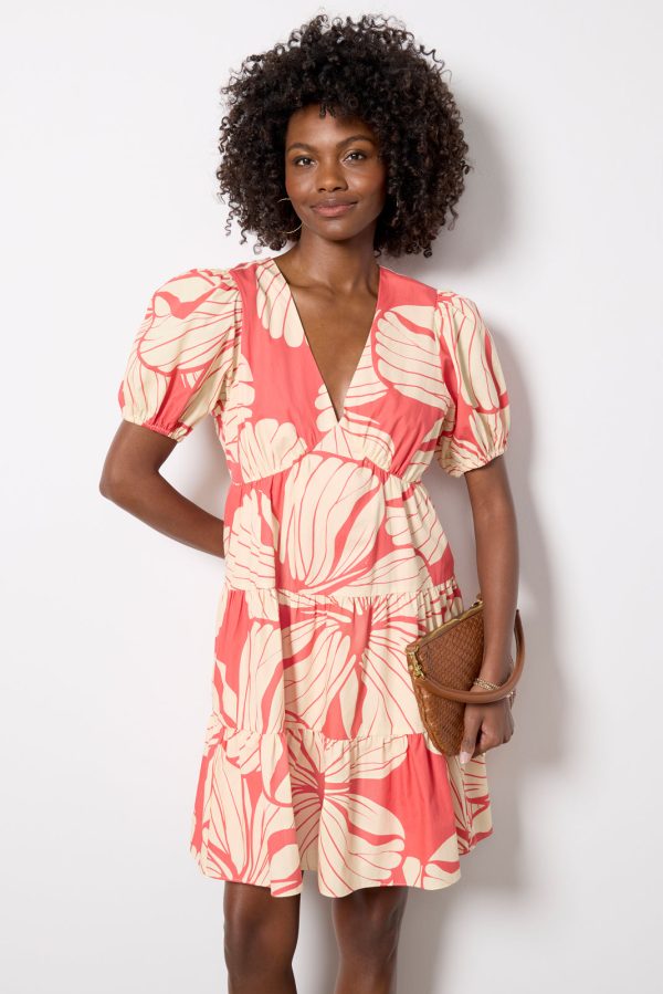 SS V Neck Mini Dress - Image 2