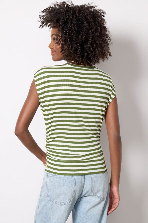Joni Stripe Crew Neck Top - Image 4