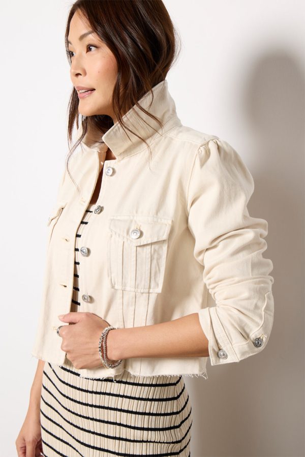 Cropped Pacey Denim Jacket - Image 5