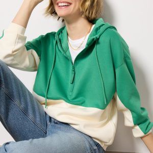 Colorblock Half Zip
