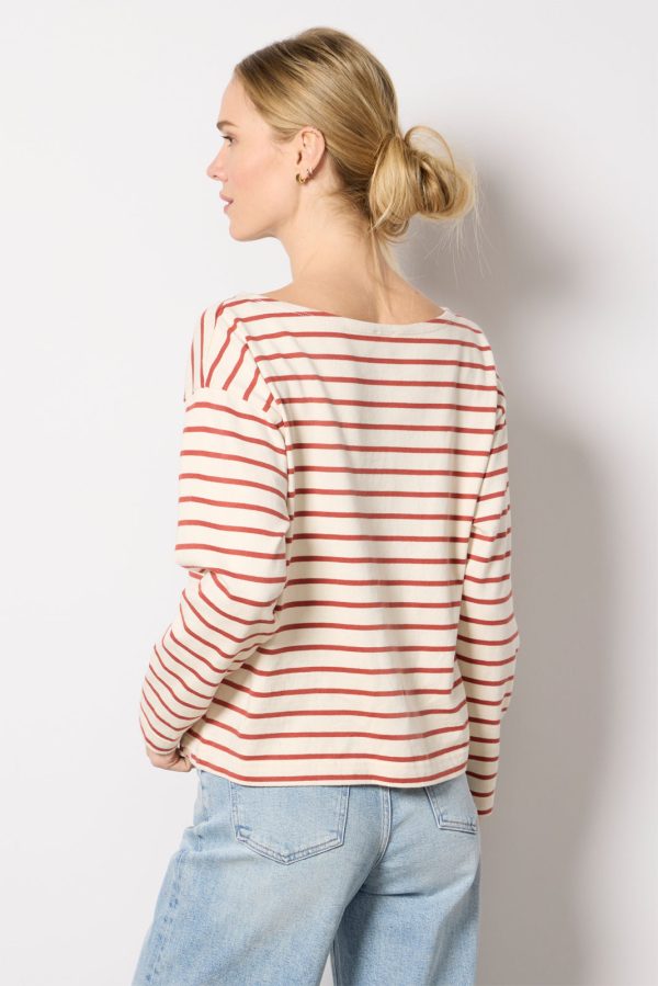 Sport Jersey Boatneck Top - Image 4