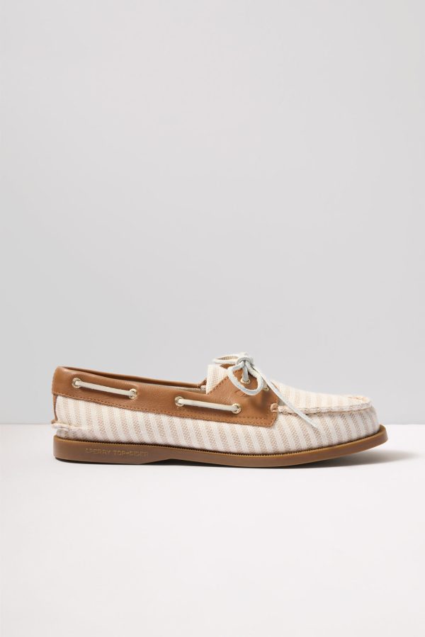 AO 2 Eye Striped Boat Shoe - Image 4