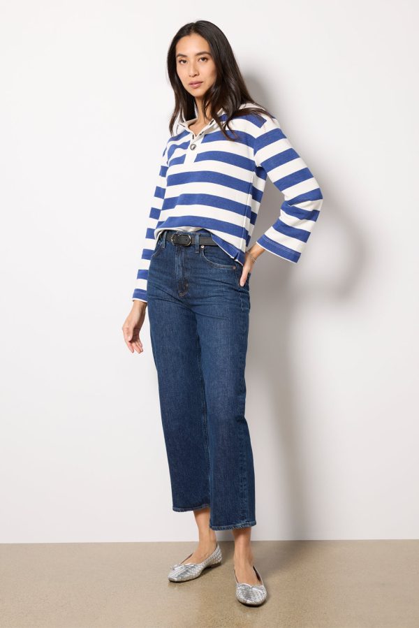 Bailey Stripe Grommet Sweatshirt - Image 2