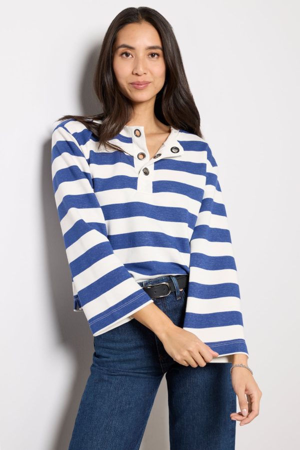 Bailey Stripe Grommet Sweatshirt - Image 3
