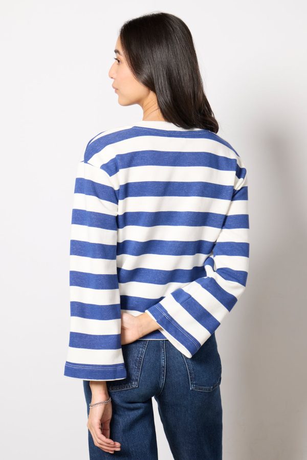 Bailey Stripe Grommet Sweatshirt - Image 4