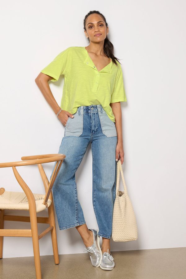 Oaklynn Washed Henley - Image 3