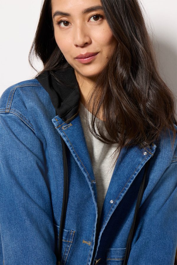 Lolo Hooded Denim Jacket - Image 5