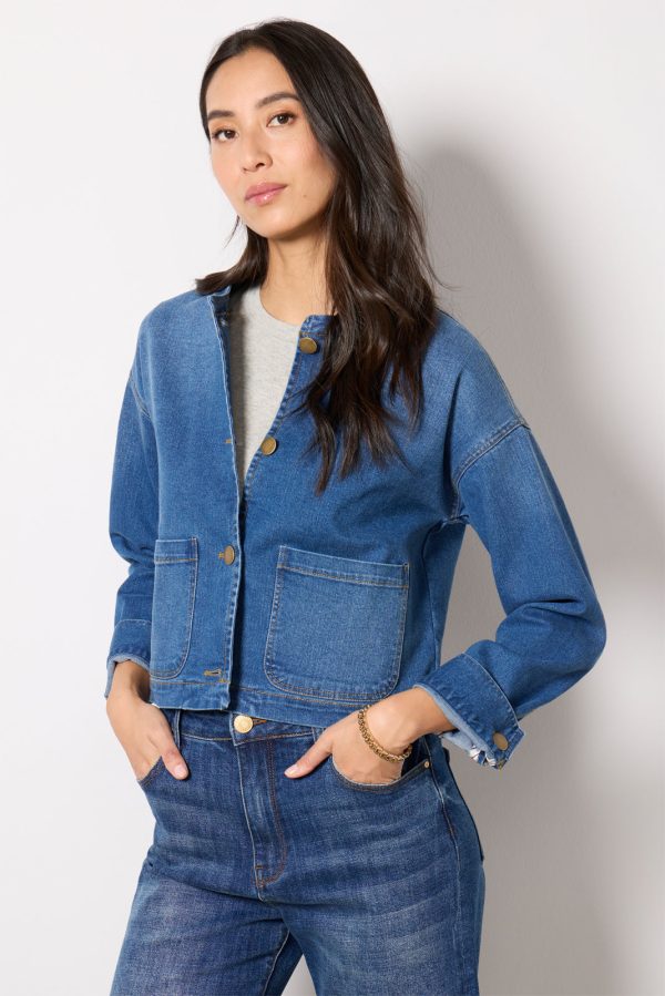 Lolo Hooded Denim Jacket - Image 3