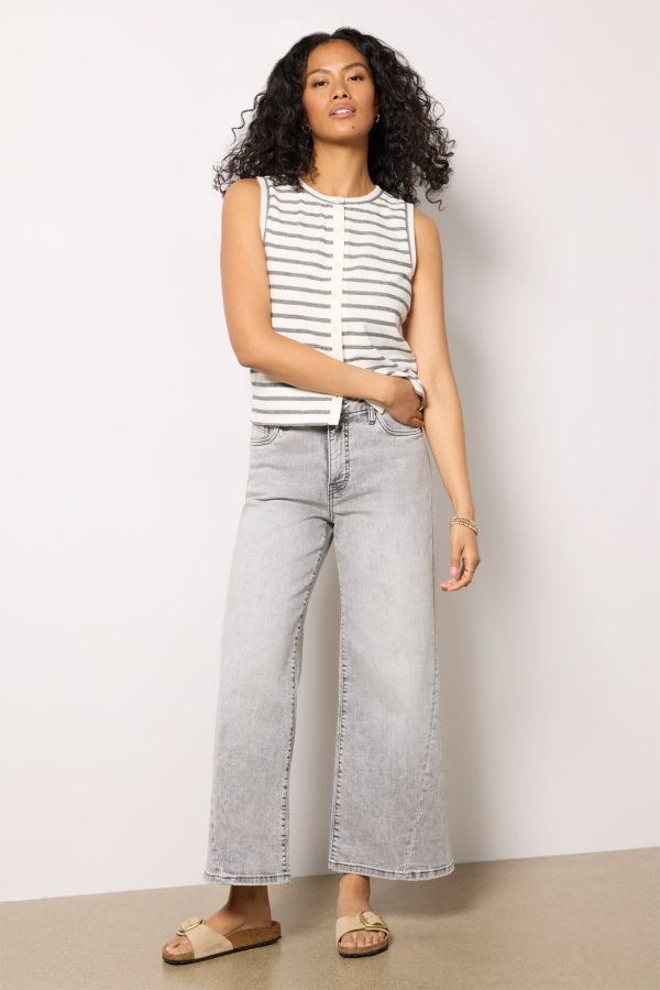 Dani Stripe Vest Top - Image 2