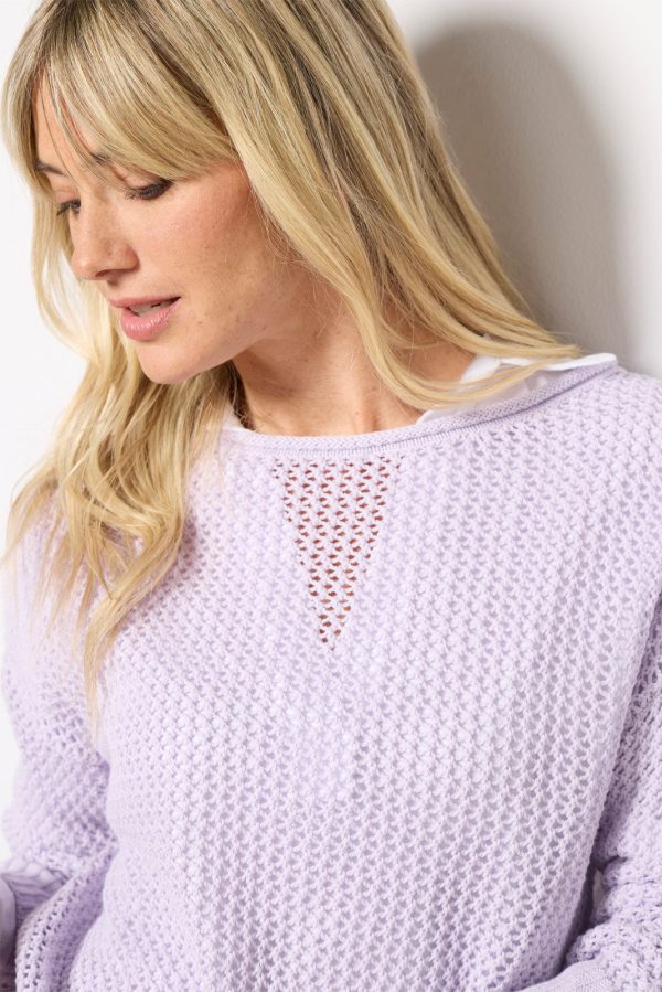 Open Knit Sweater - Image 3