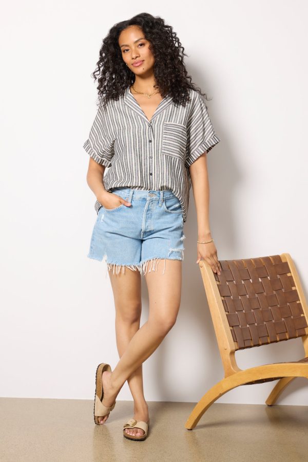Sophia Linen Resort Shirt - Image 2