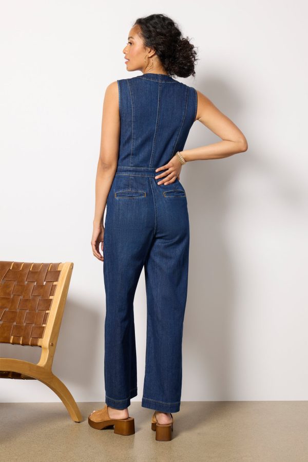 Denim Giselle Jumpsuit - Image 4