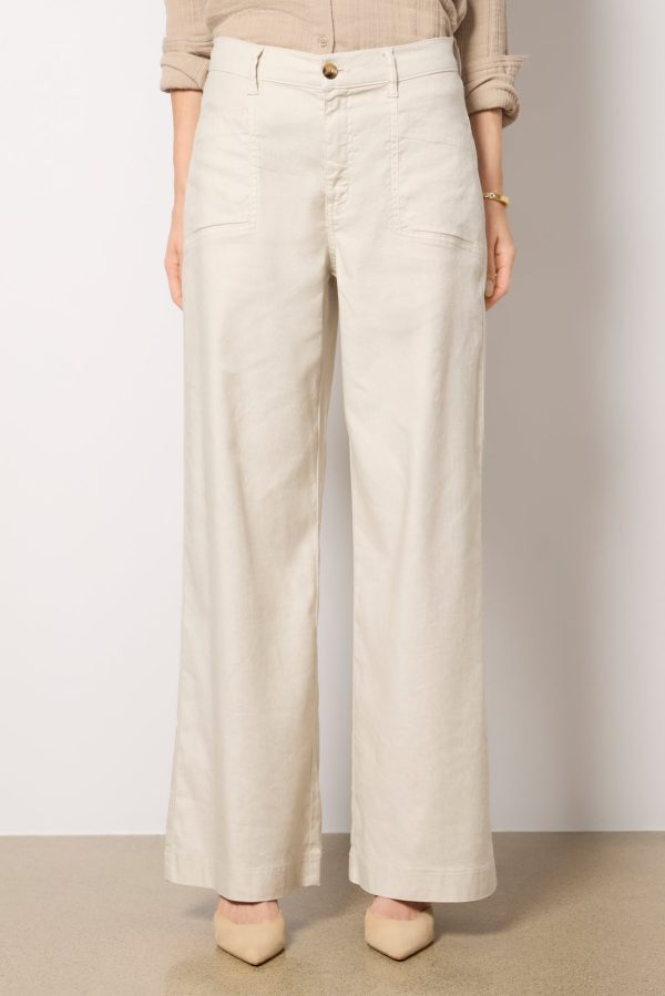 Joelle Stretch Linen Trouser - Image 6