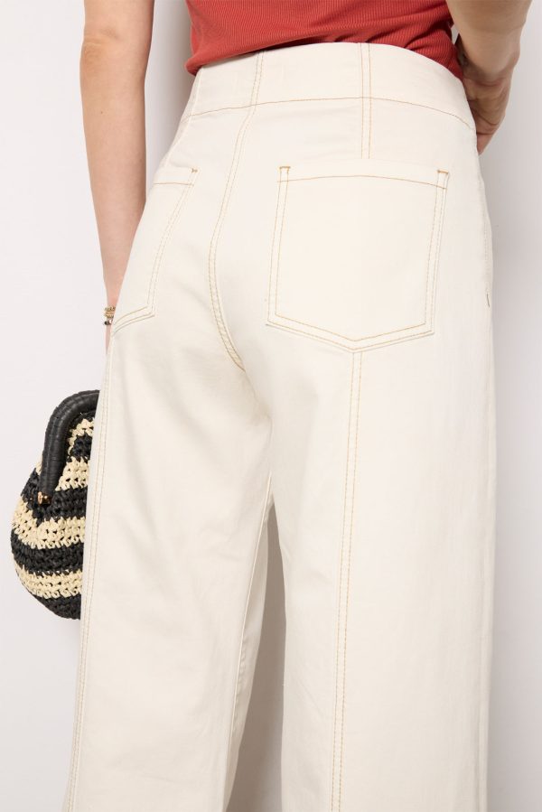 Meg Wide Leg with Contrast Stitch - Image 3