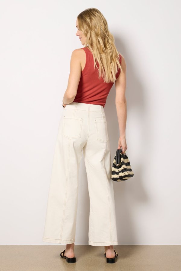 Meg Wide Leg with Contrast Stitch - Image 4