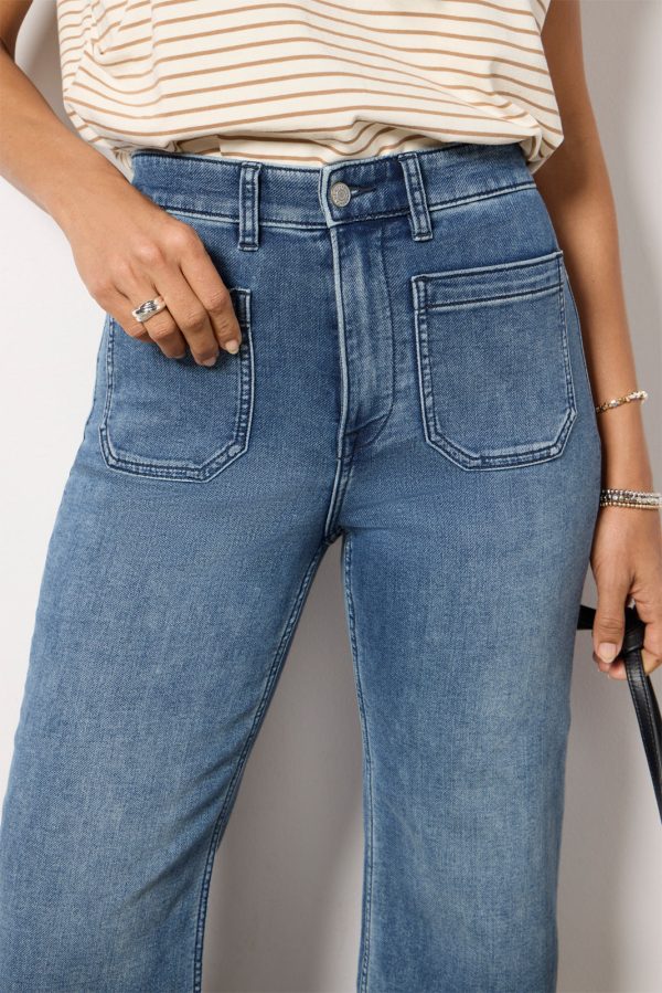 Stretch Terry Cropped Pant - Image 2