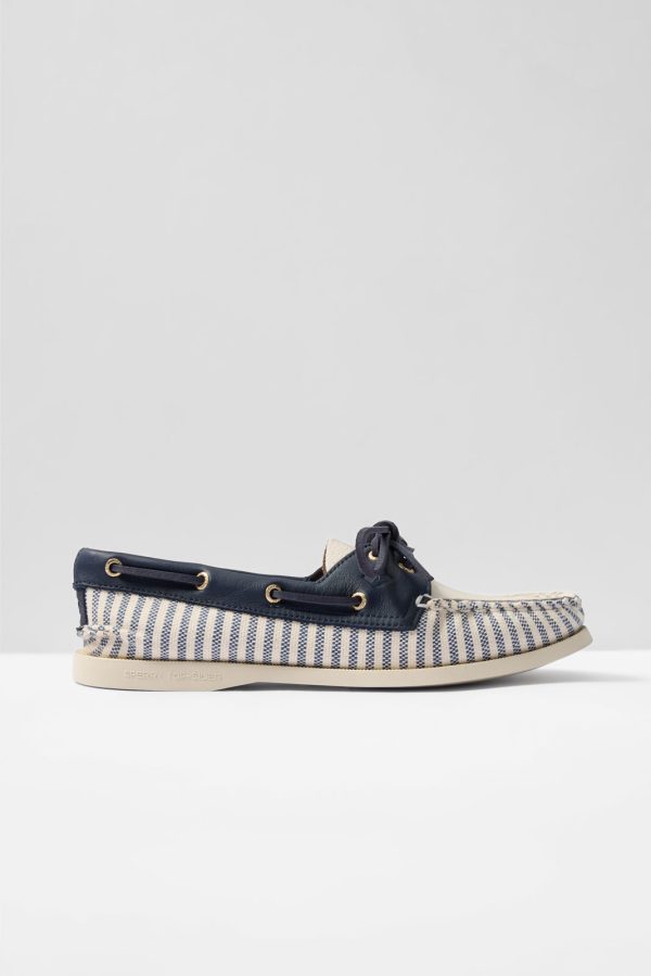 AO 2 Eye Striped Boat Shoe - Image 4