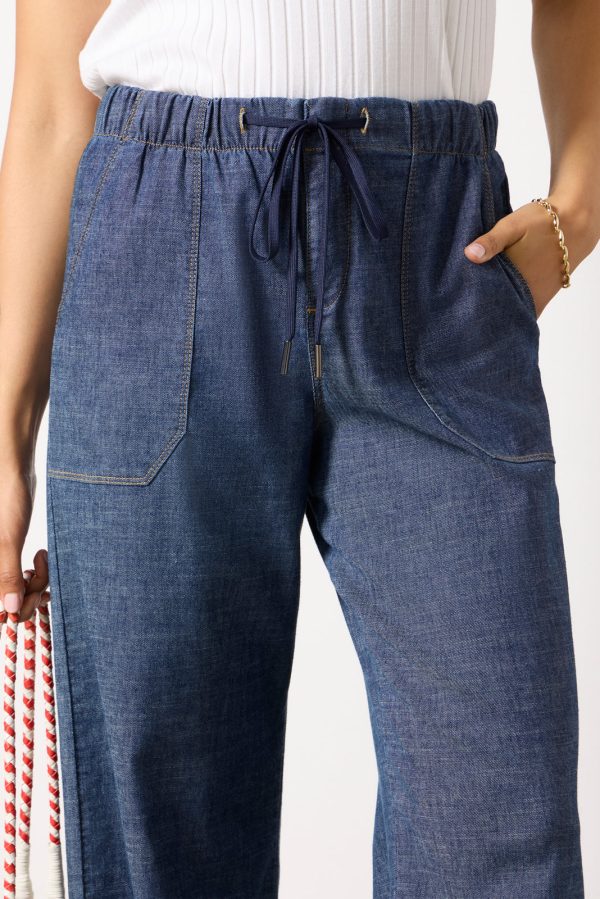 Julia Stretch Linen Lounge Pant - Image 4