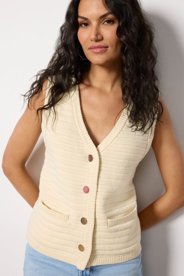 Textured Sweater Vest - Image 2