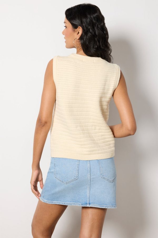 Textured Sweater Vest - Image 4