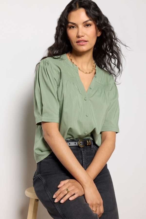 Kaia Smocked Top - Image 4