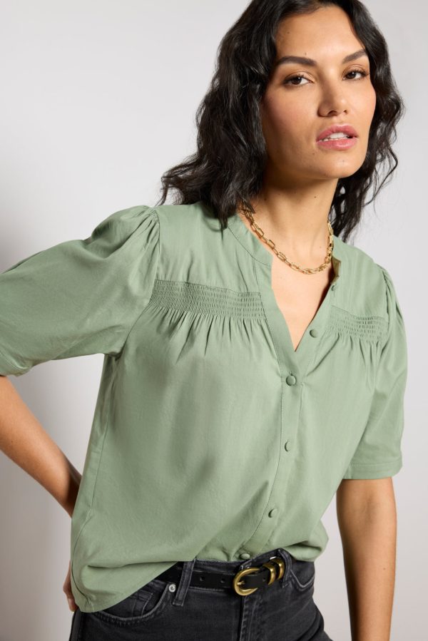 Kaia Smocked Top - Image 3