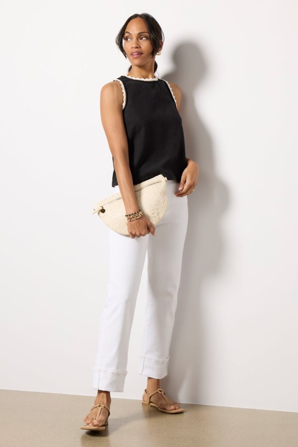 Trim Detail Button Back Tank - Image 2