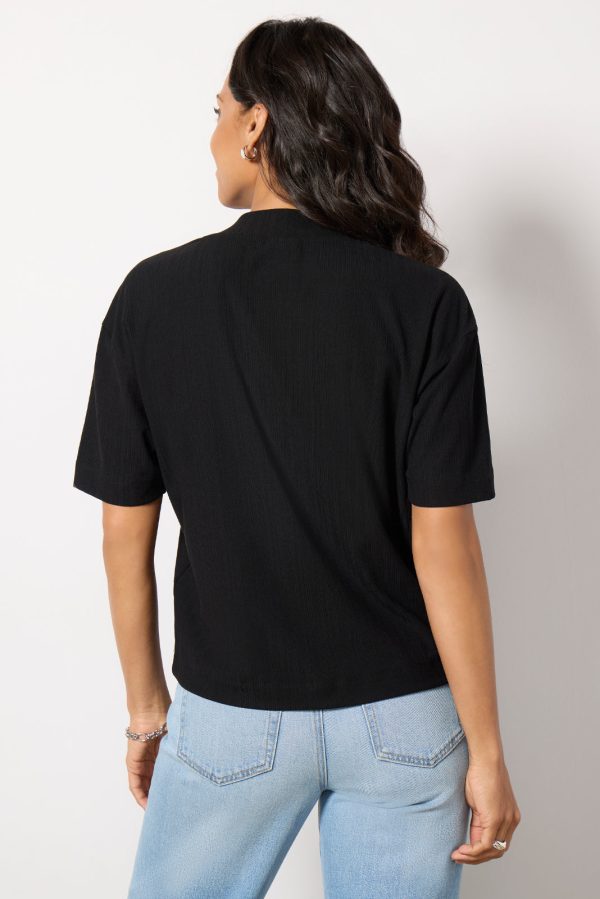 Kasey Mock Placket Tee - Image 4